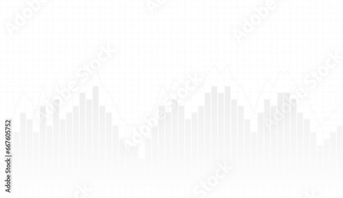 White background about financial economy, economic growth graph. Currency chart, vector illustration.