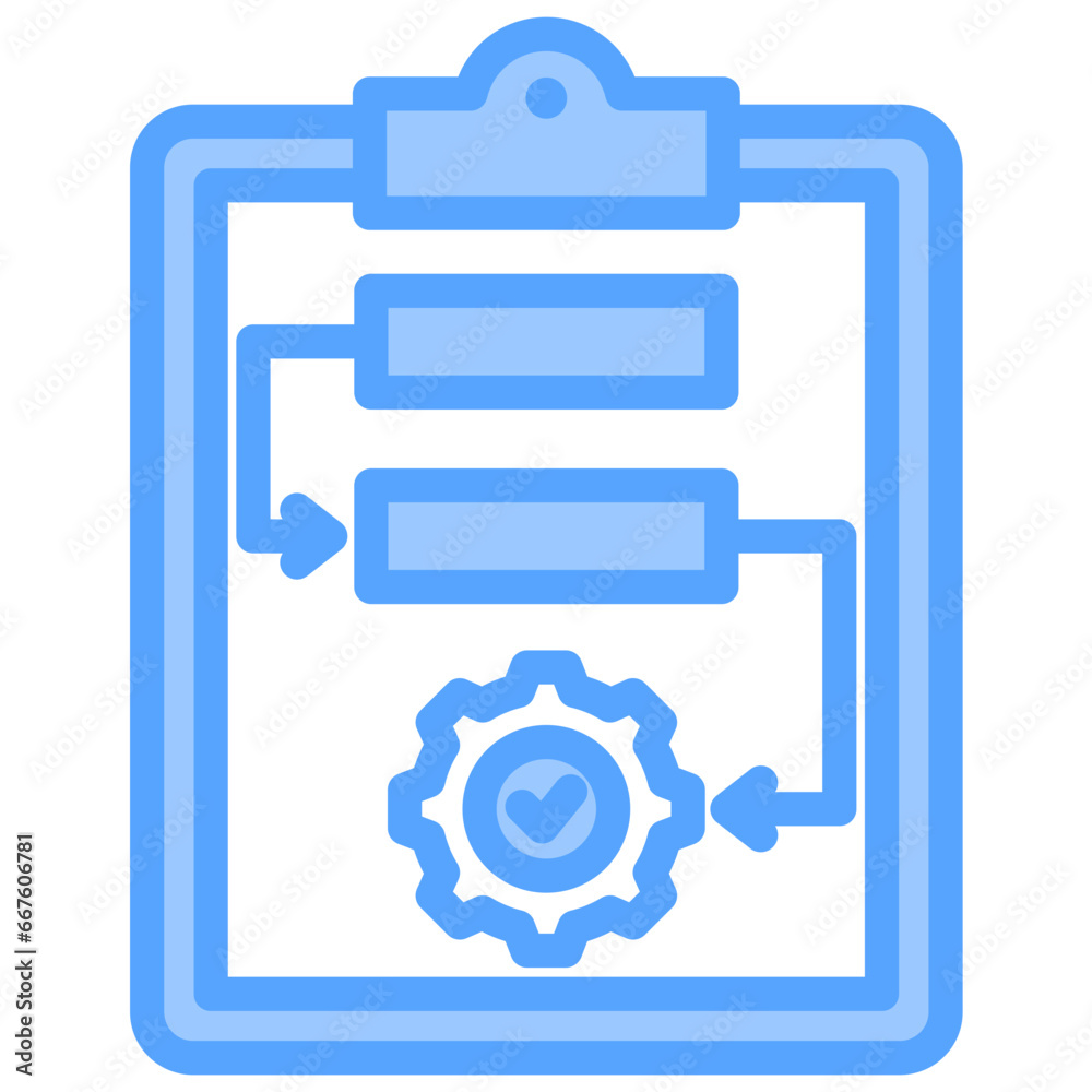 Procedures Blue Icon Procedures Blue Icon