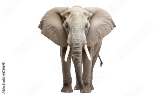 Elephant On Transparent Background.