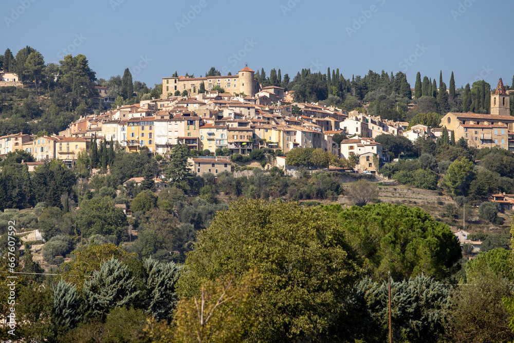 The medieval village of Callian in the Var, on the French Riviera
