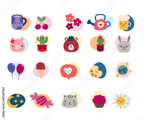 set of animals