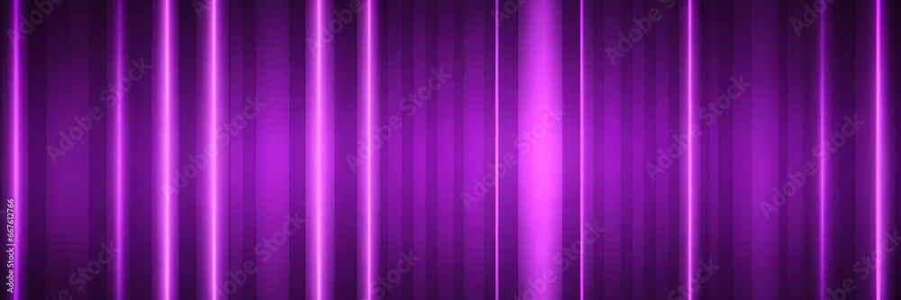 Pink striped background. Purple vertical neon stripes seamless banner. Abstract pink neon light lines effect seamless background banner. Pink striped background. Purple vertical neon stripes seamless banner. Abstract pink neon light lines effect seamless background banner.
