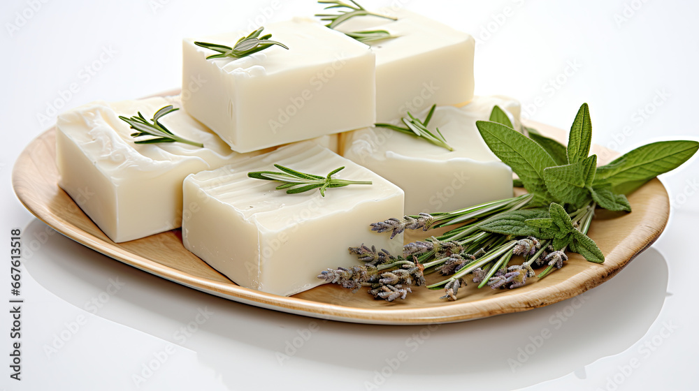 Homemade soap bars with herbs and oils, natural soap bars Homemade soap bars with herbs and oils, natural soap bars