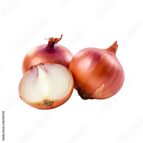 Bunch of onions (PNG) isolated on a transparent background, AI