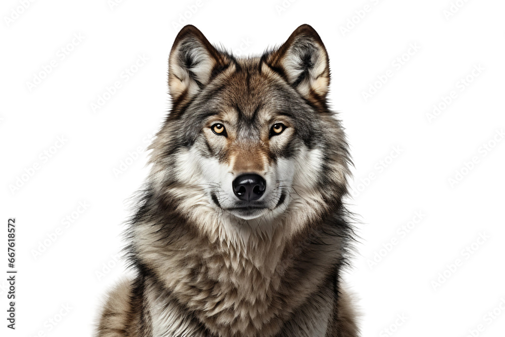 Wolf Isolated on transparent background, PNG