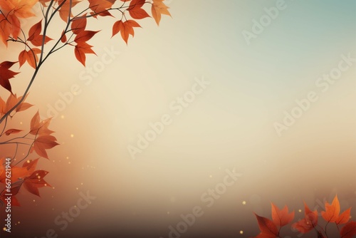 Text friendly autumn themed background with ample space for your message