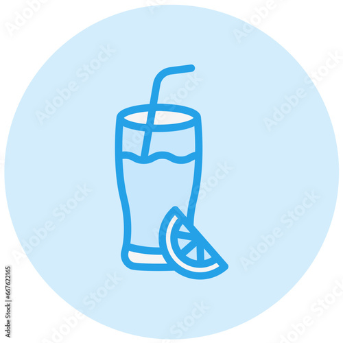 Lemonade Vector Icon Design Illustration