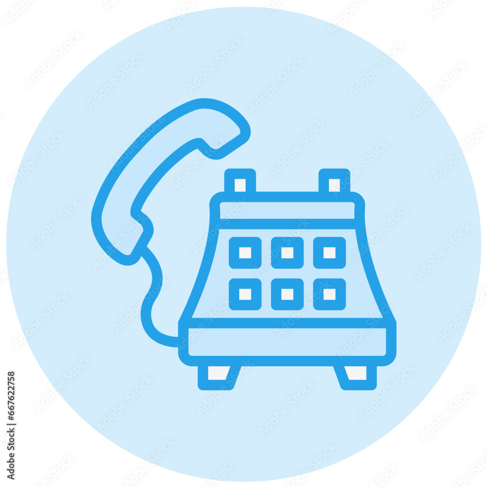 Telephone Vector Icon Design Illustration Telephone Vector Icon Design Illustration
