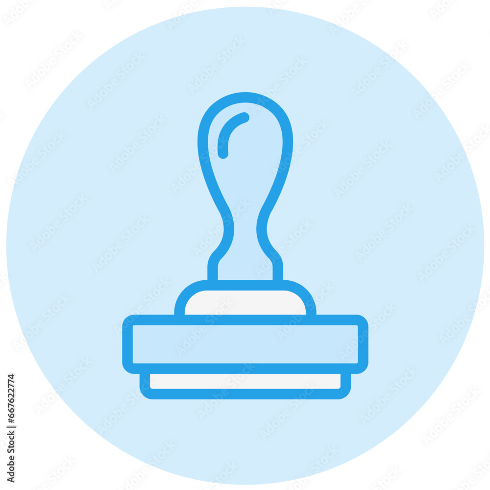 Rubber stamp Vector Icon Design Illustration Rubber stamp Vector Icon Design Illustration