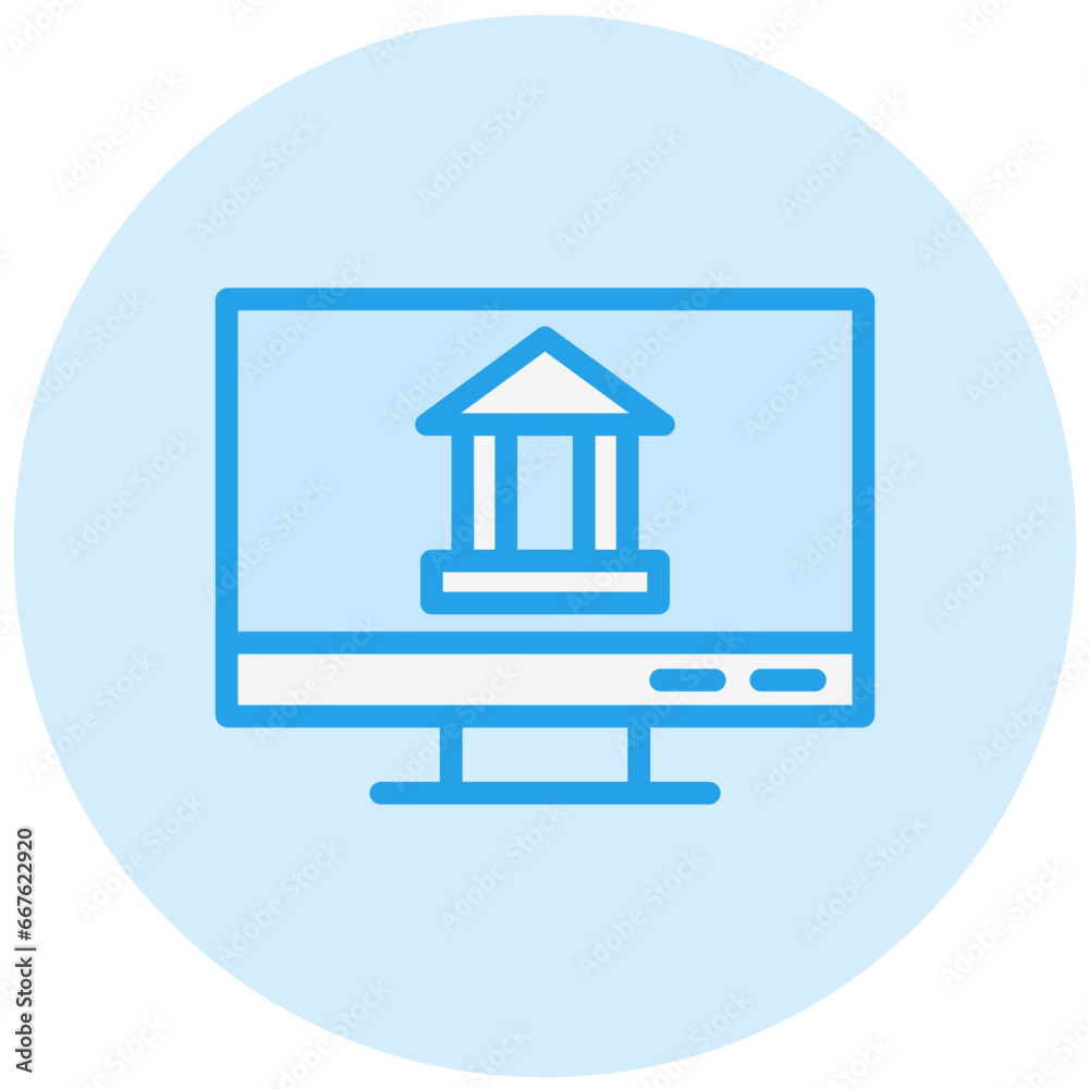 Online banking Vector Icon Design Illustration Online banking Vector Icon Design Illustration