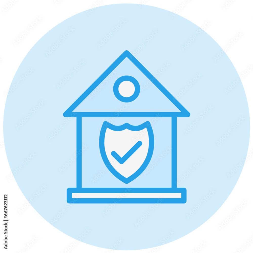 Home insurance Vector Icon Design Illustration Home insurance Vector Icon Design Illustration