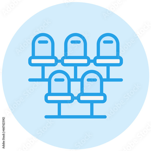 Waiting room Vector Icon Design Illustration