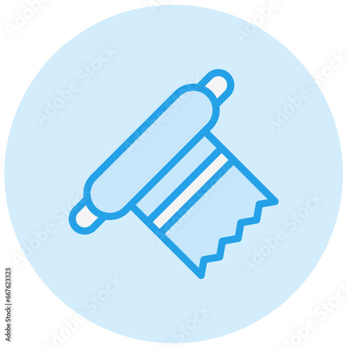 Plastic wrap Vector Icon Design Illustration