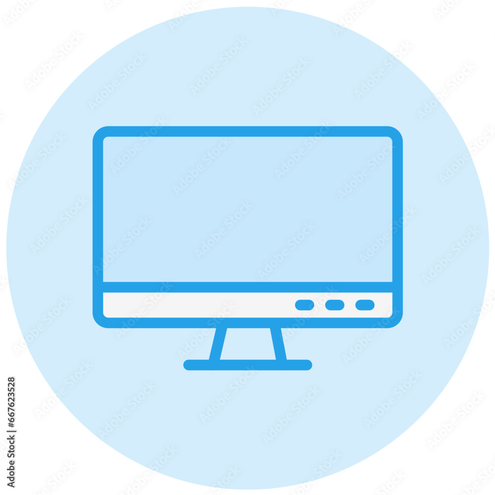Monitor Vector Icon Design Illustration Monitor Vector Icon Design Illustration