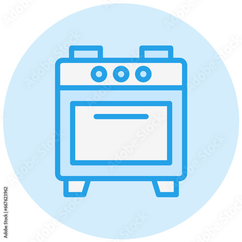 Oven Vector Icon Design Illustration