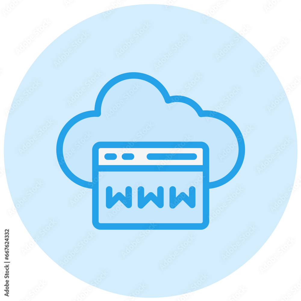 Browser Vector Icon Design Illustration