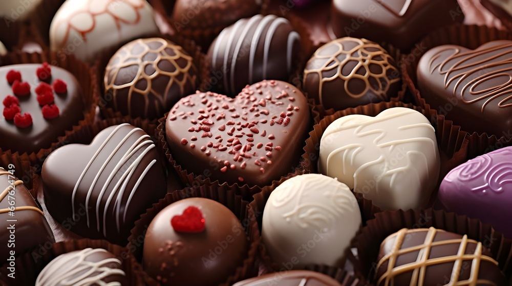 heart shaped chocolate candies heart shaped chocolate candies