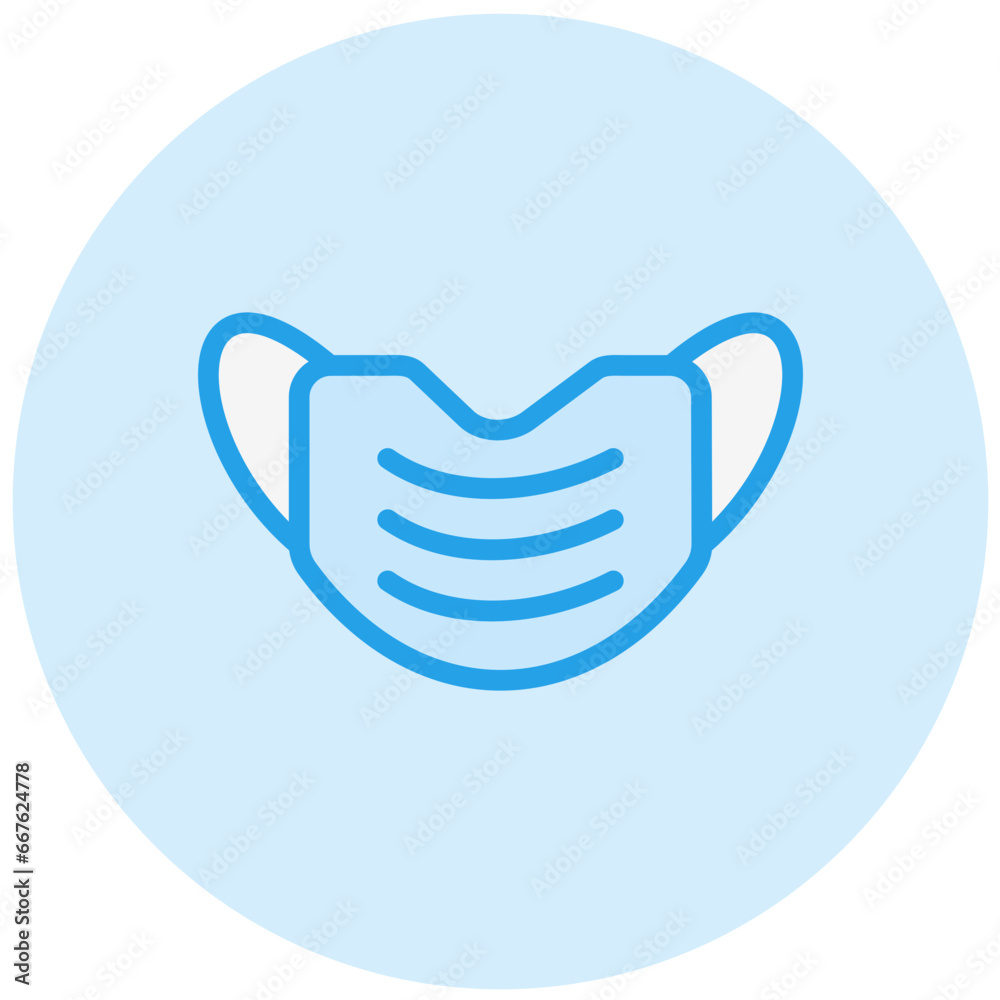 Medical mask Vector Icon Design Illustration Medical mask Vector Icon Design Illustration