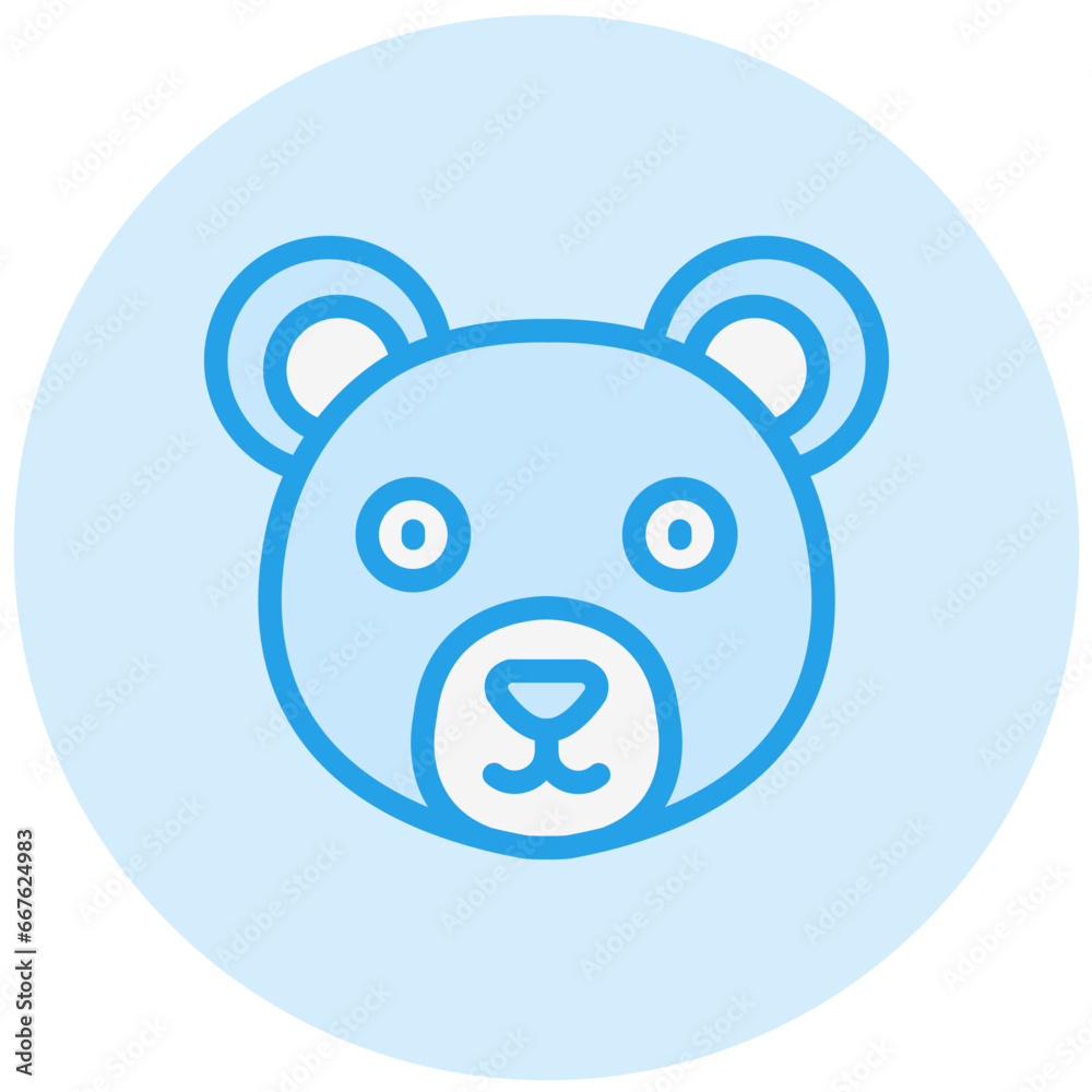 Bear Vector Icon Design Illustration Bear Vector Icon Design Illustration