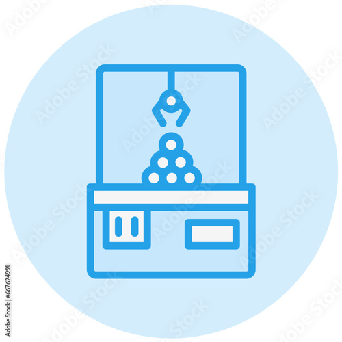 Crane machine Vector Icon Design Illustration