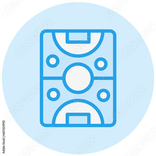 Air hockey Vector Icon Design Illustration