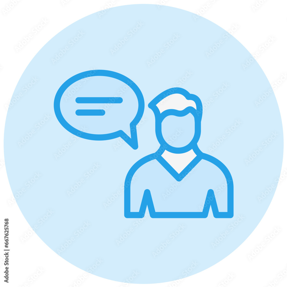 Conversation Vector Icon Design Illustration