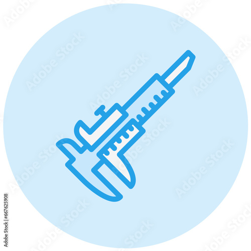 Caliper Vector Icon Design Illustration