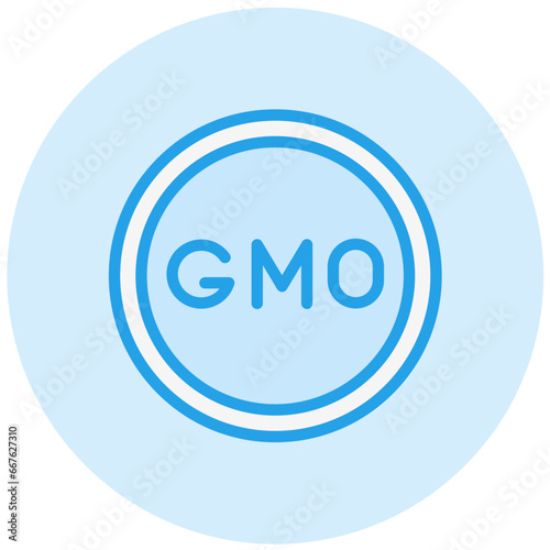 Gmo Vector Icon Design Illustration
