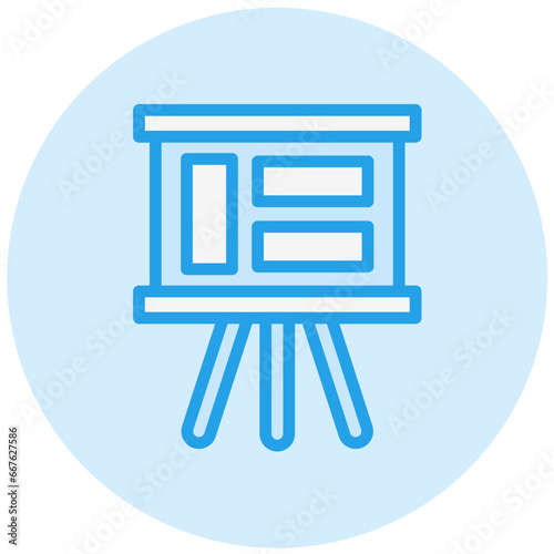 Story board Vector Icon Design Illustration