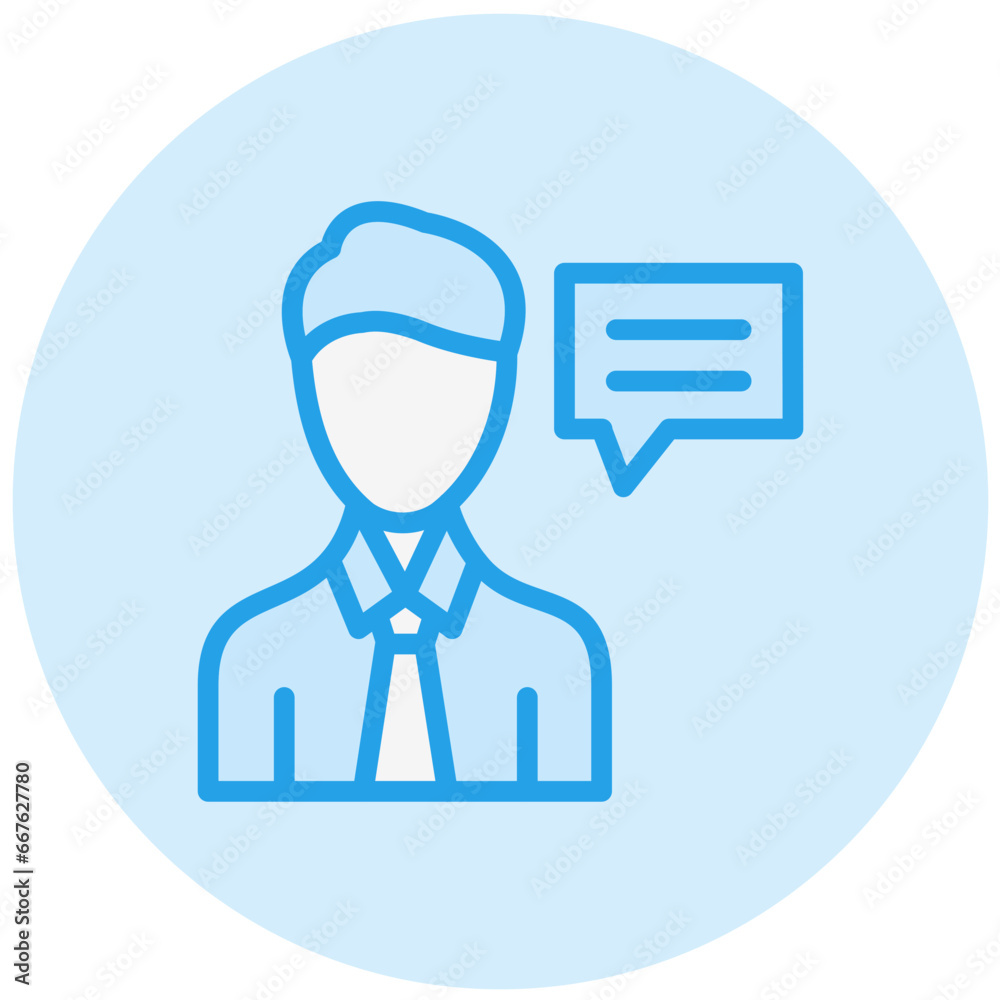 Advisor Vector Icon Design Illustration Advisor Vector Icon Design Illustration