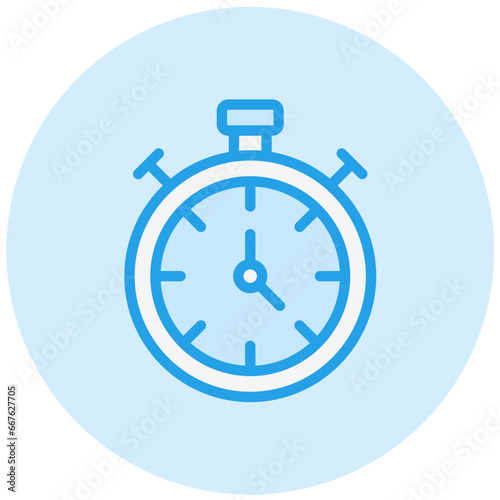 Stop watch Vector Icon Design Illustration