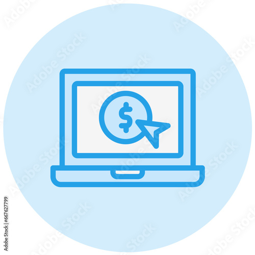 Pay per click Vector Icon Design Illustration