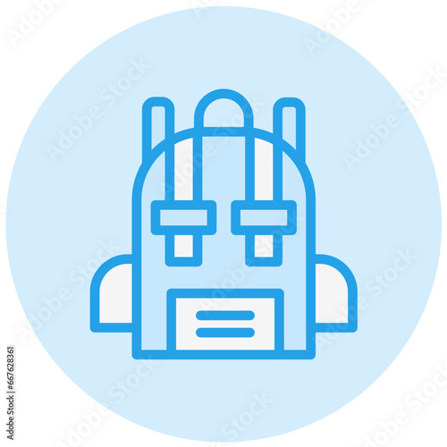 Bagpack Vector Icon Design Illustration