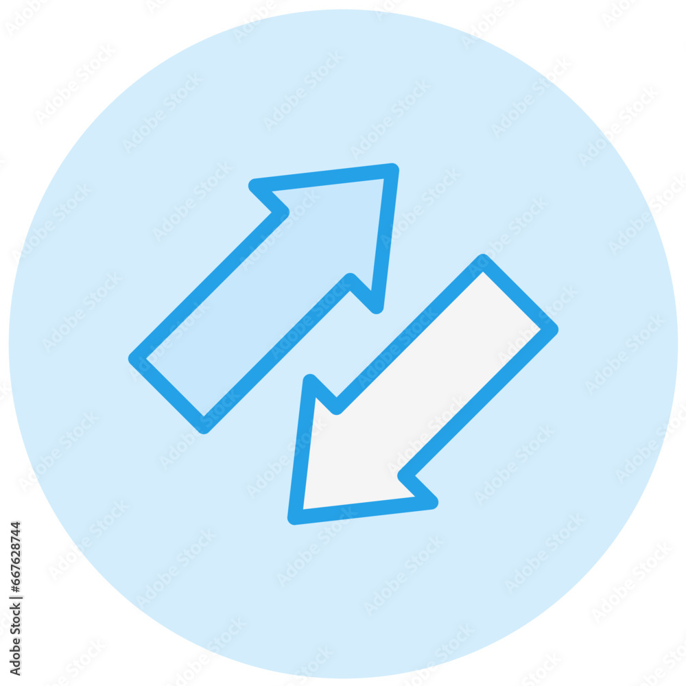 Swap Vector Icon Design Illustration Swap Vector Icon Design Illustration