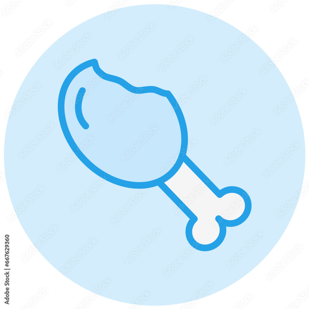 Leg piece Vector Icon Design Illustration Leg piece Vector Icon Design Illustration