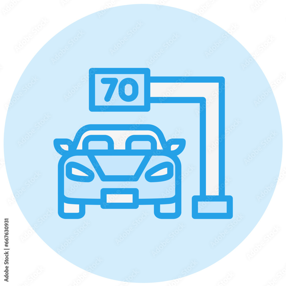 Speed camera Vector Icon Design Illustration Speed camera Vector Icon Design Illustration
