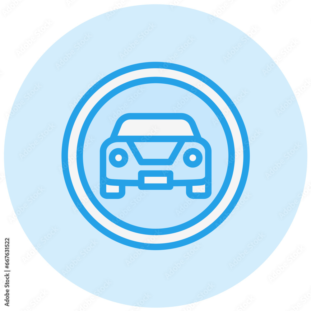 Car traffic Vector Icon Design Illustration
