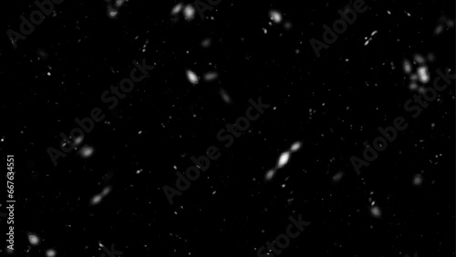 Vector snowfall background. Snow overlay illustration. 