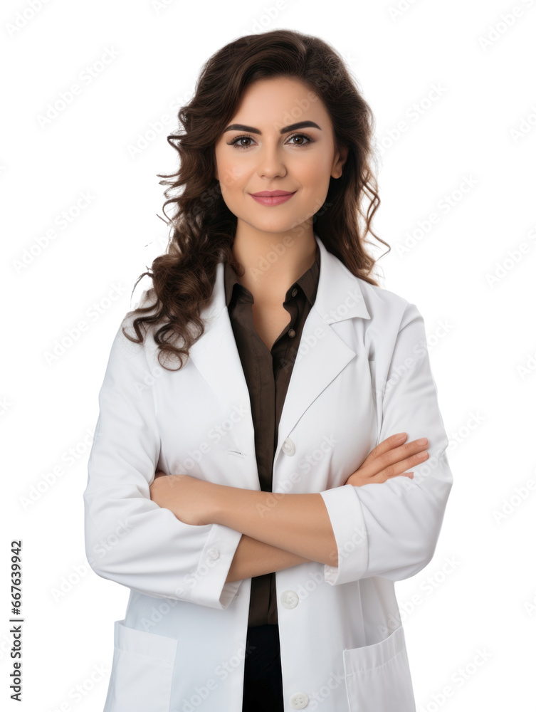 Professional pharmacist in transparent background Professional pharmacist in transparent background