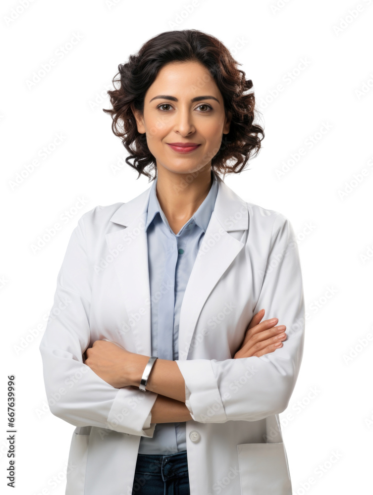 Professional pharmacist in transparent background Professional pharmacist in transparent background