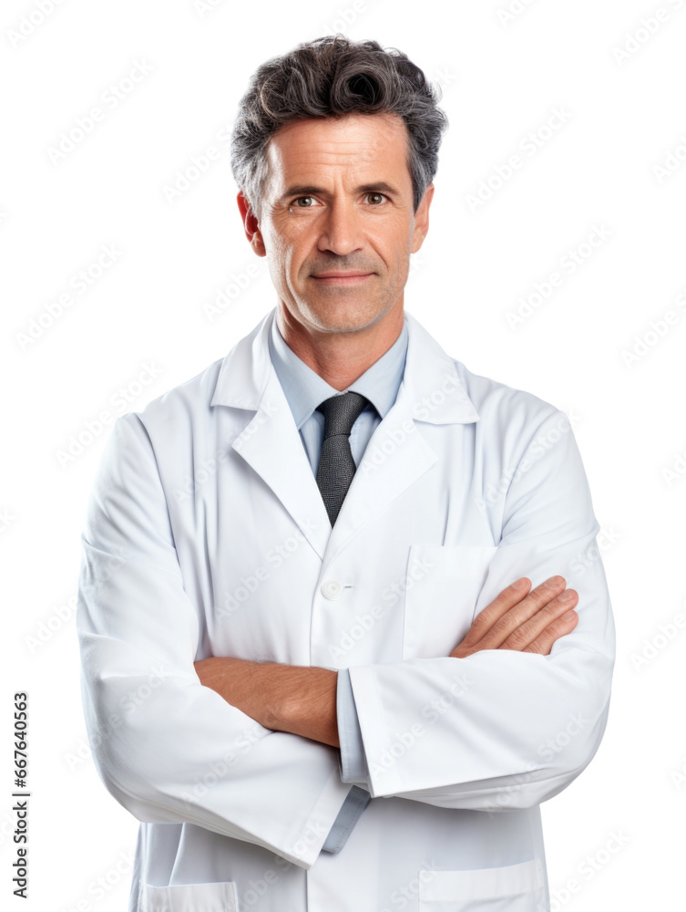 Professional pharmacist in transparent background Professional pharmacist in transparent background