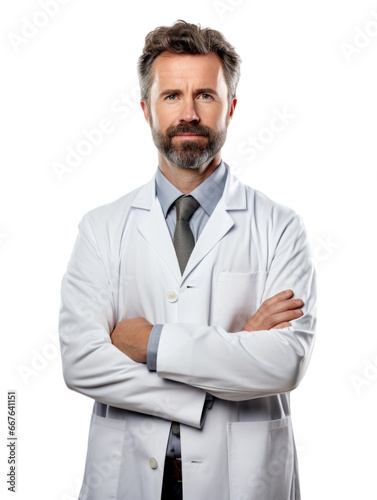 Professional pharmacist in transparent background © PNG Lab
