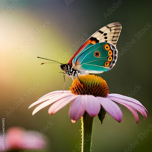 butterfly on flower © Nature 