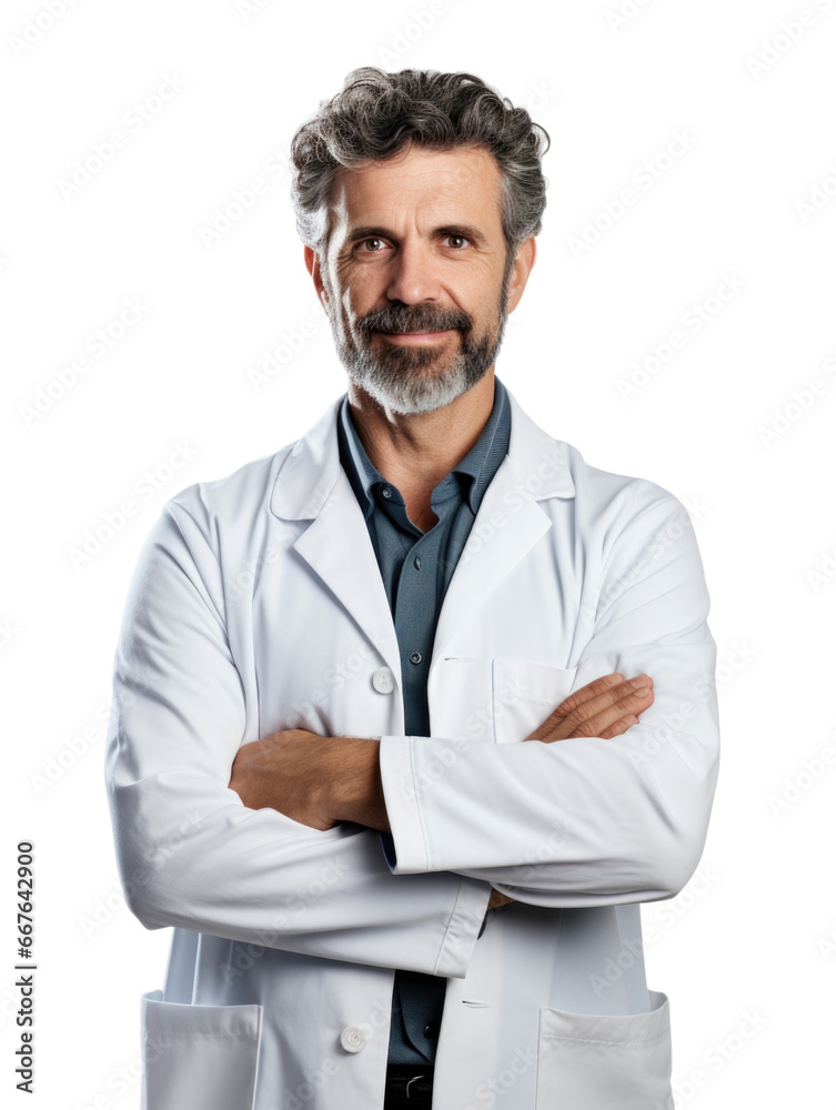 Professional pharmacist in transparent background Professional pharmacist in transparent background