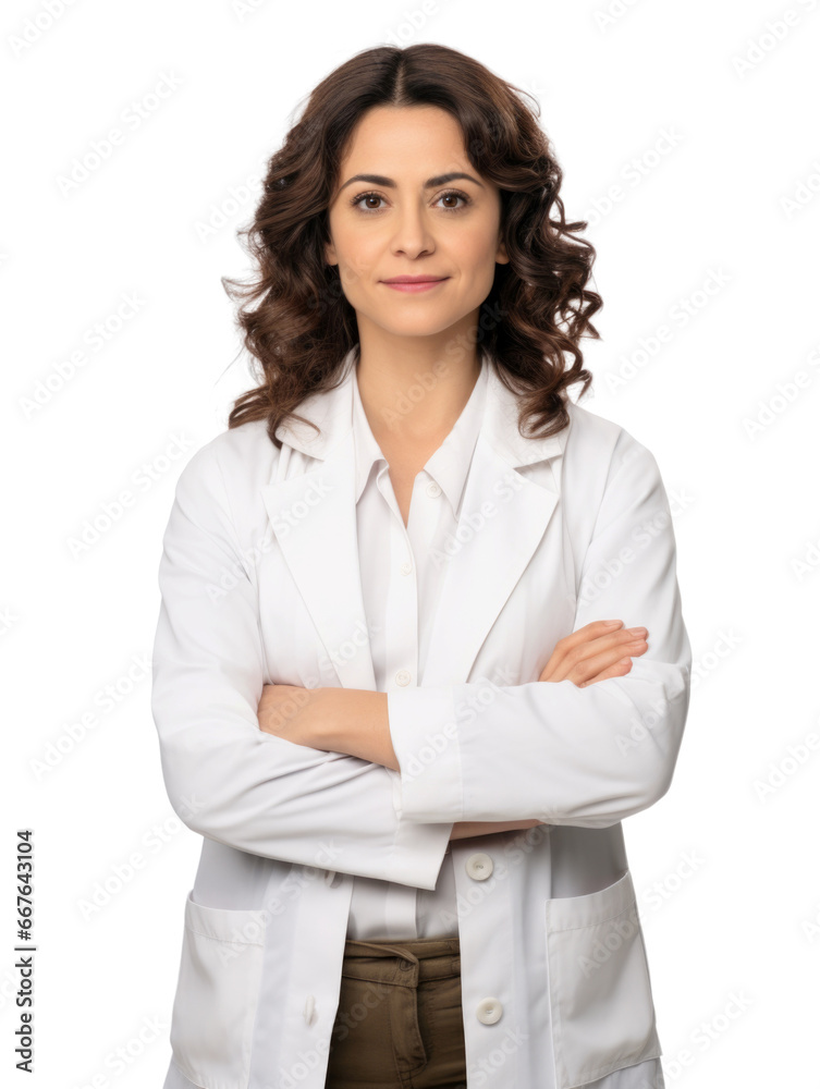 Professional pharmacist in transparent background Professional pharmacist in transparent background