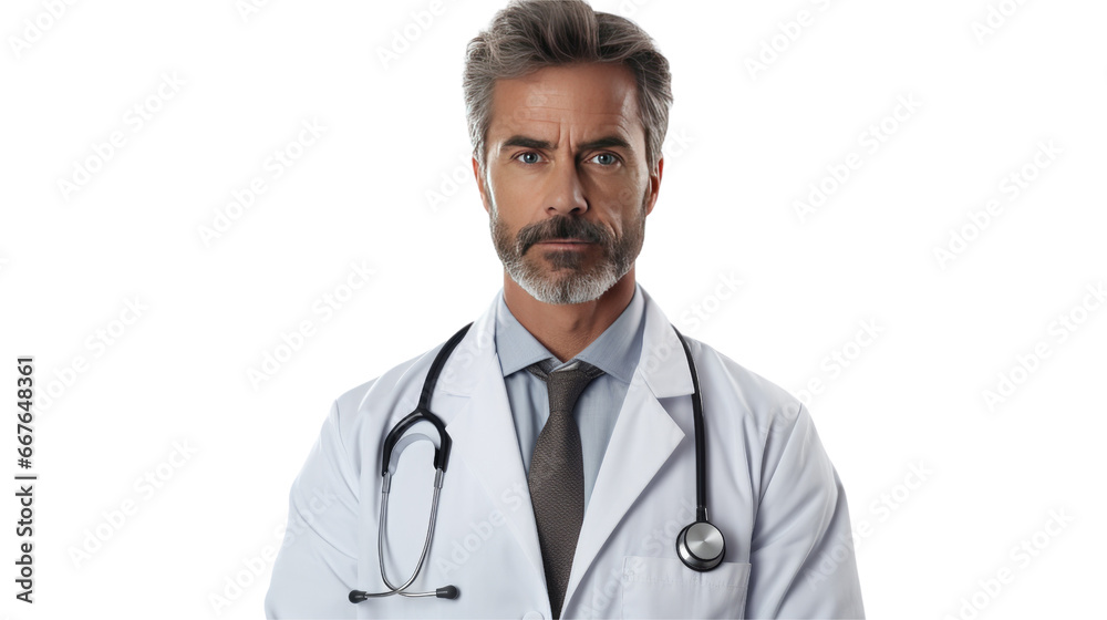 Portrait of a mid adult Caucasian male doctor Portrait of a mid adult Caucasian male doctor