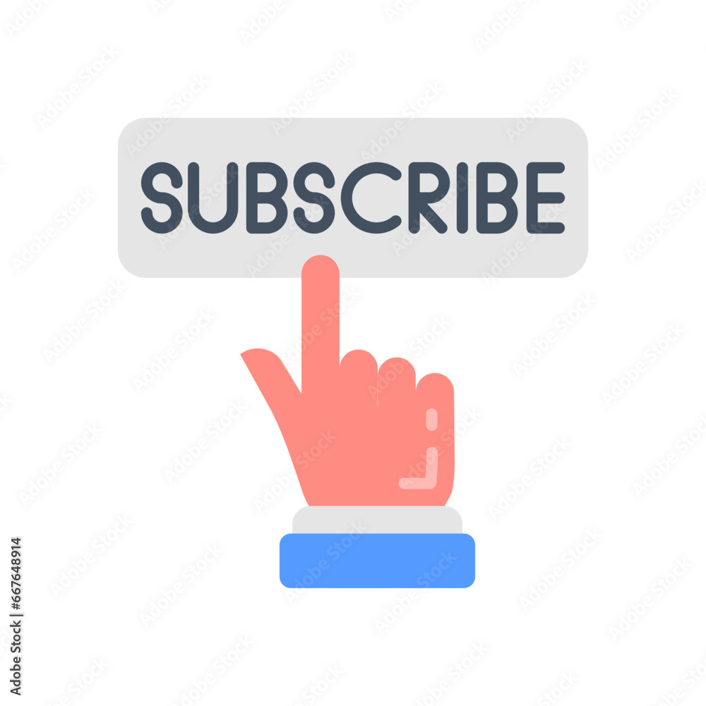 Subscribe icon in vector. Illustration Subscribe icon in vector. Illustration