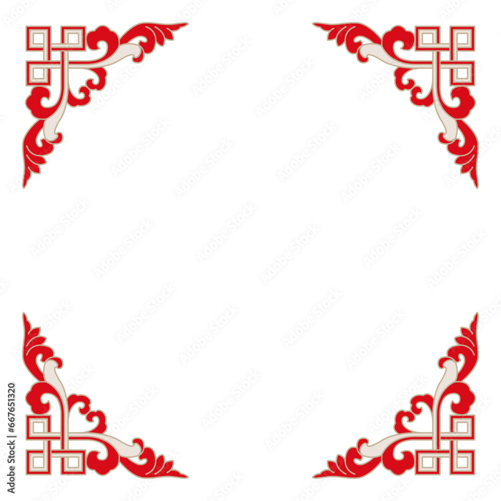 Luxury festive Chinese oriental traditional culture premium classical decoration red gold line art design vector illustration. Covers, greeting cards, logos, packaging, posters, backgrounds -Greeting Luxury festive Chinese oriental traditional culture premium classical decoration red gold line art design vector illustration. Covers, greeting cards, logos, packaging, posters, backgrounds -Greeting