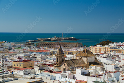 Beautiful cityscape of Cadiz, Spain. photo