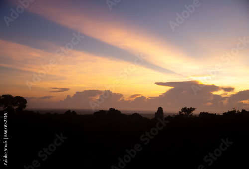 Sunrise at Tikal